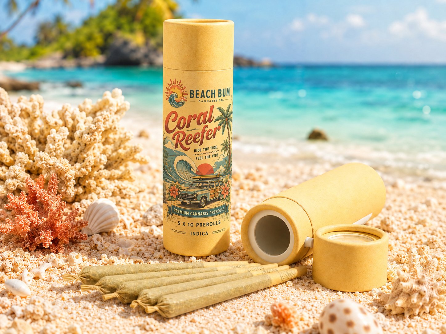Coral Reefer Beach Bum Cannabis