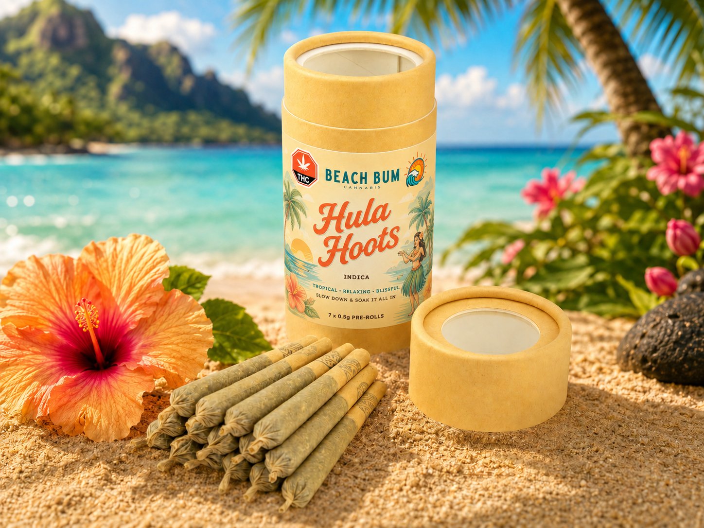 Hula Hoots Beach Bum Cannabis