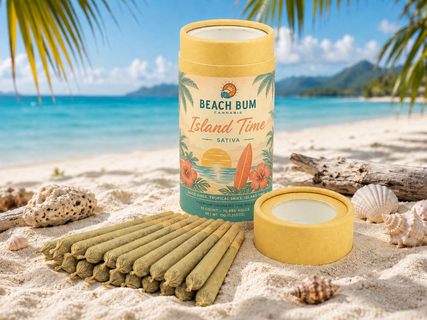 Island Time Beach Bum Cannabis