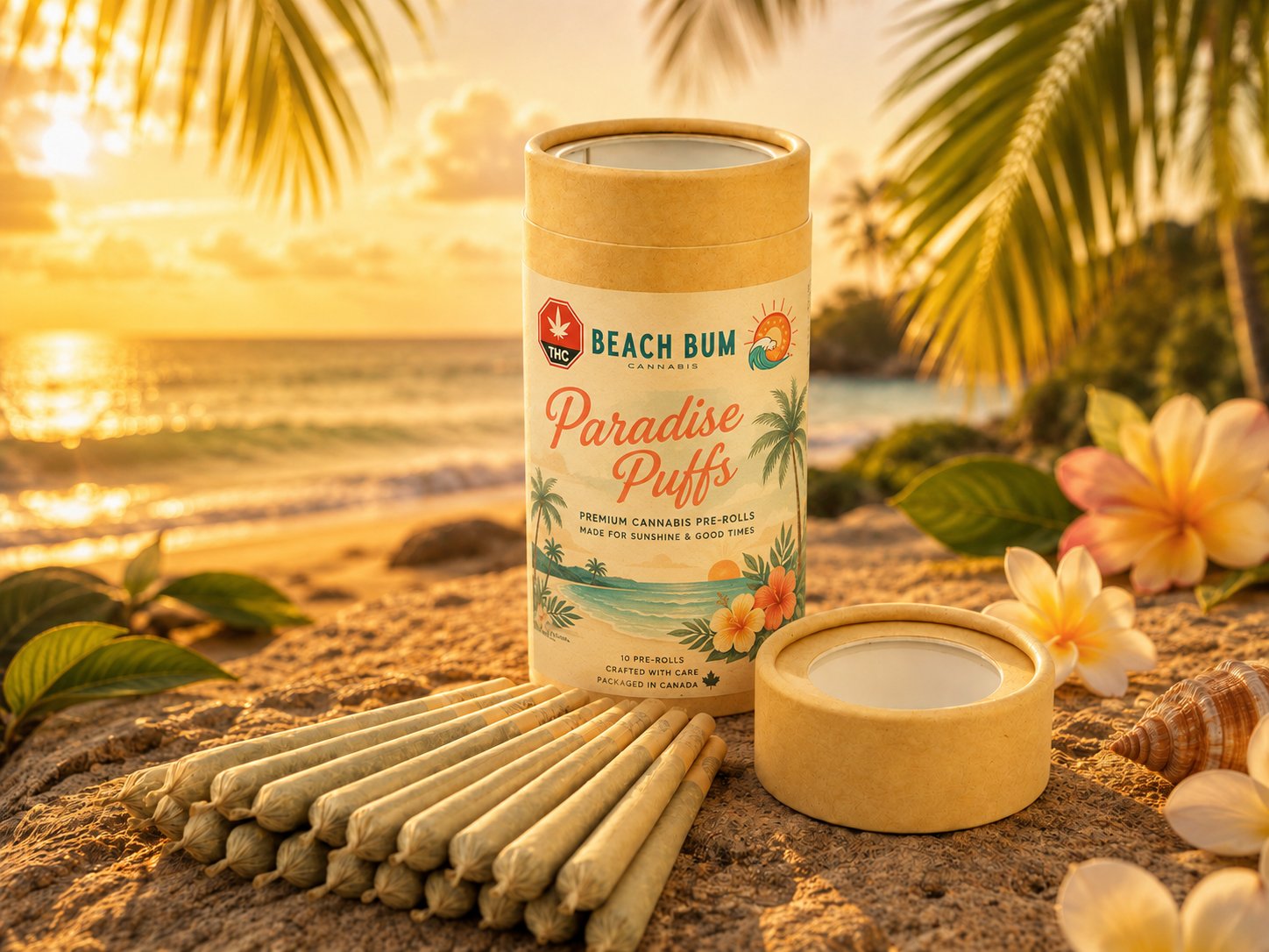 Paradise Puffs Beach Bum Cannabis