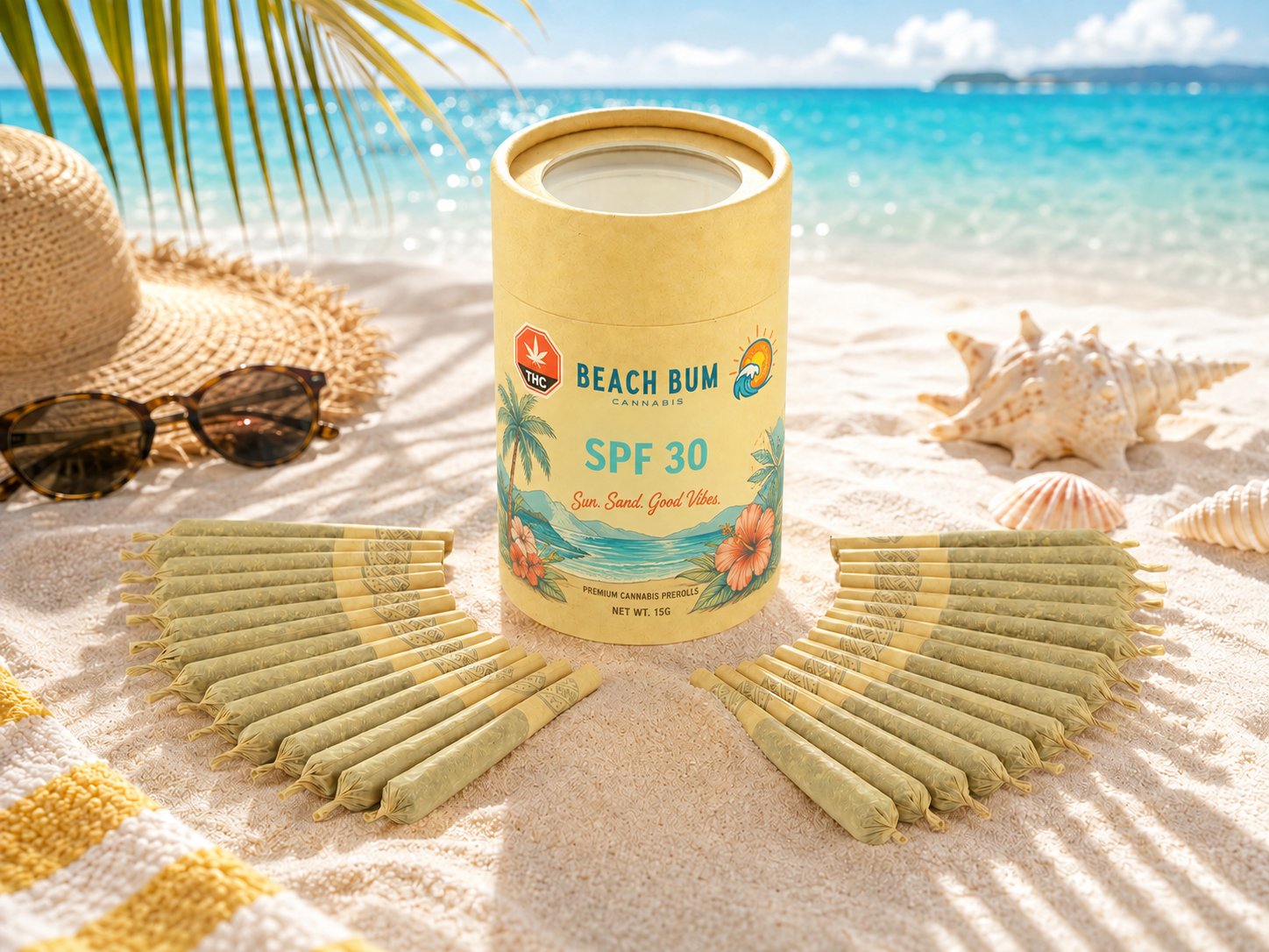 SPF 30 Beach Bum Cannabis